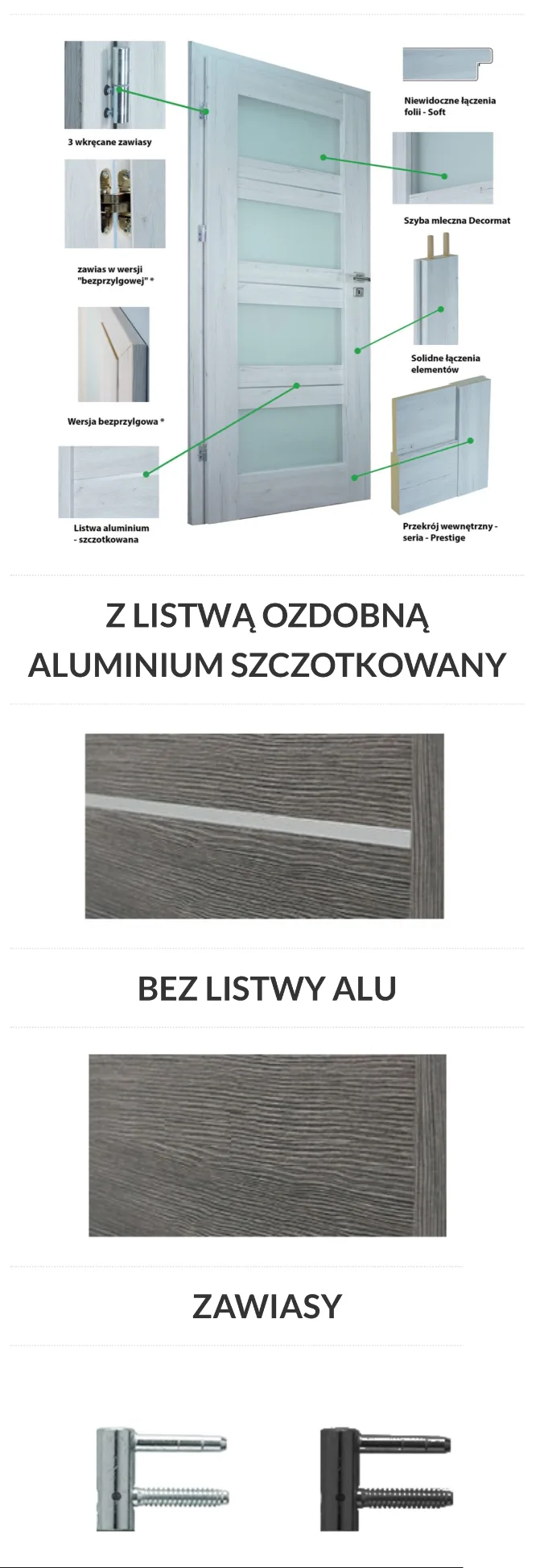 Trame ramowe drzwi wewnętrzne Prestige - obrazek 17