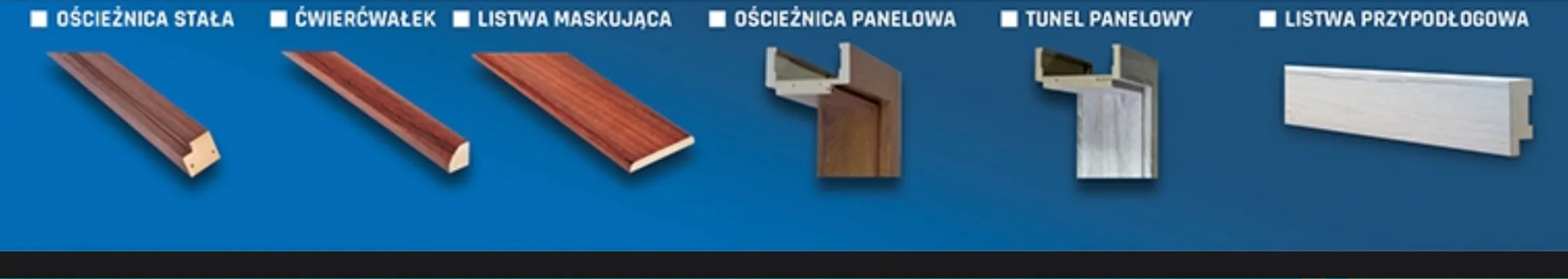 Ościeżnica stała 90x44 mm do drzwi Prestige i Płycinowych Standard - obrazek 4