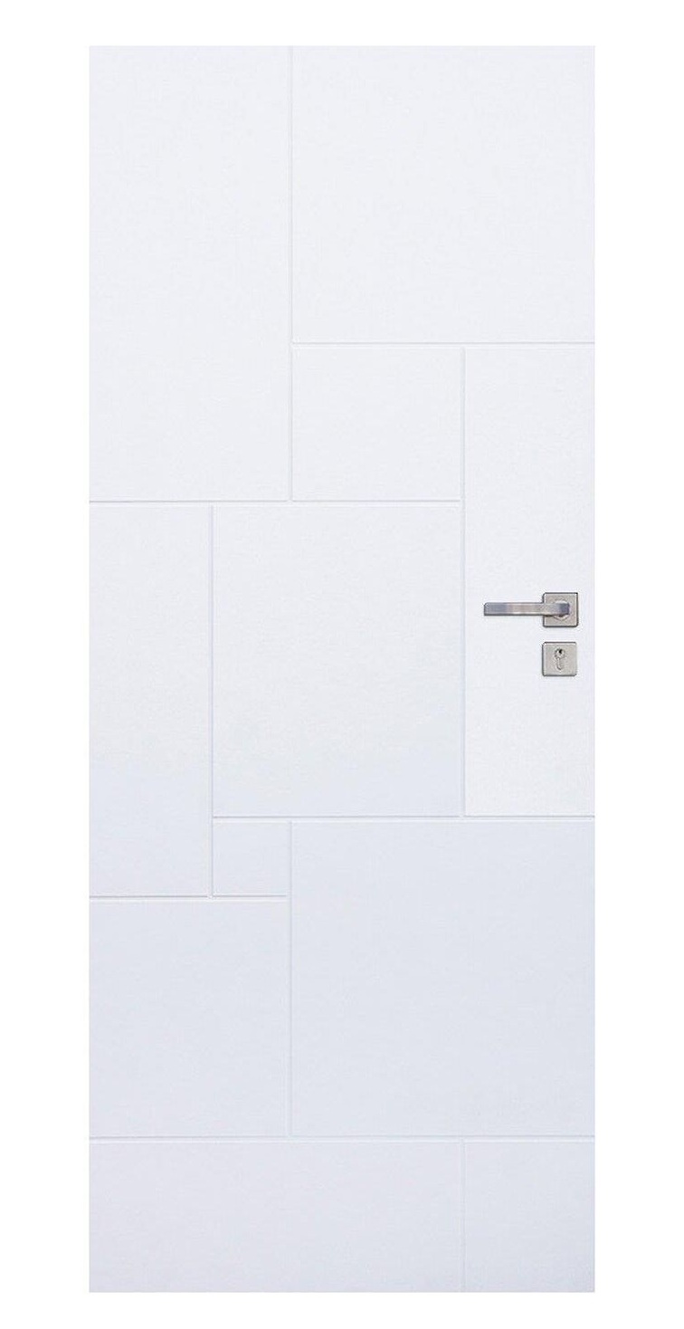 Indus białe lakierowane PEŁNE 70 PRAWE