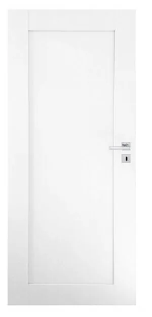 Drzwi bezprzylgowe 90 PRAWE białe drzwi pełne Lizbona Defendoor od ręki