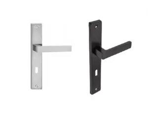 KLAMKA QUBUS na długim szyldzie