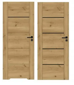 Pegasus  CZARNA PŁYCINA - WSTAWKA - drzwi Prestige