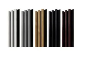 Panel lamelowy LAMDECO Tre nero