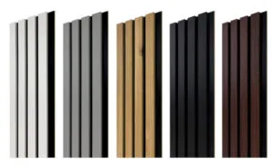 Panel lamelowy LAMDECO Quattro nero