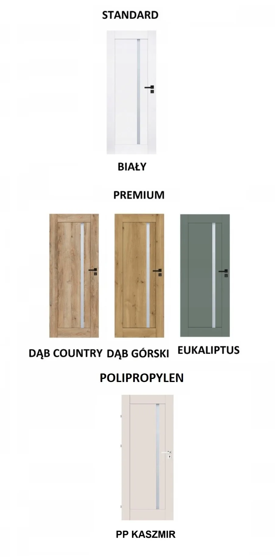 SUZANO drzwi wewnętrzne z mleczną szybą - obrazek 7