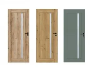 SUZANO drzwi wewnętrzne z mleczną szybą