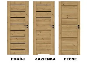 Prim czarne wstawki drzwi wewnętrzne Prestige