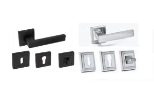 Klamka do drzwi Qubus + rozeta