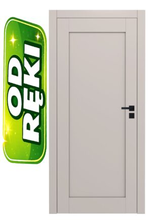 Drzwi bezprzylgowe ELEGANCE SLIM WINDOOR Kaszmir z ościeżnicą regulowaną od ręki