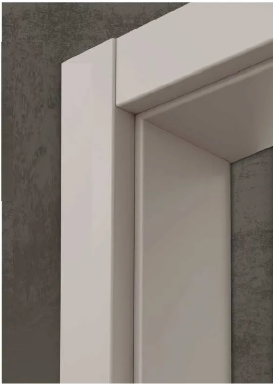 Drzwi bezprzylgowe ELEGANCE SLIM WINDOOR Kaszmir z ościeżnicą regulowaną od ręki - obrazek 3