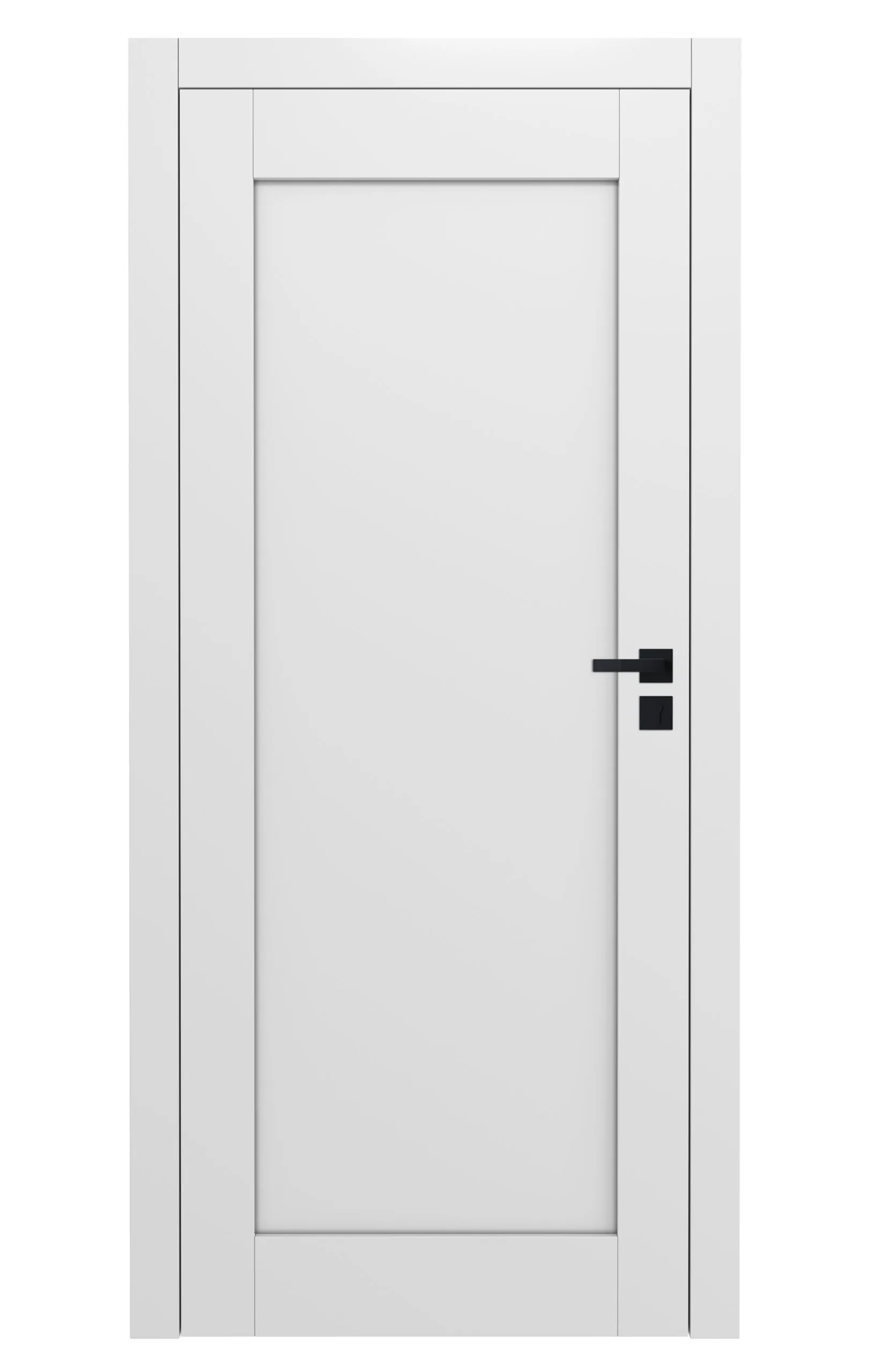 Drzwi bezprzylgowe ELEGANCE SLIM WINDOOR BIAŁE z ościeżnicą regulowaną od ręki - obrazek 2