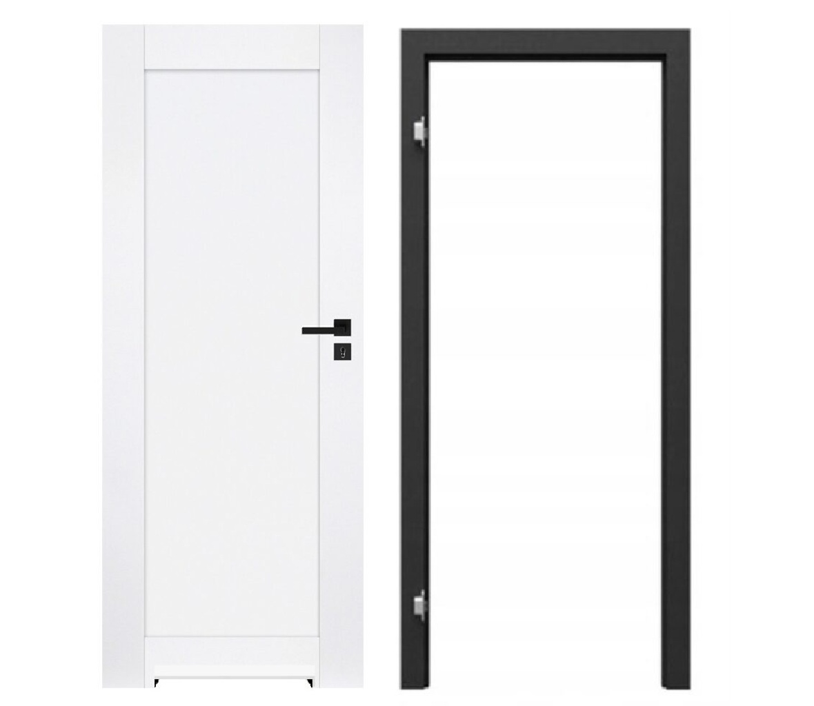 ŁAZIENKA BIAŁA Z REG CZARNĄ