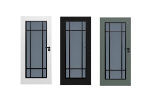 Elegance Loft Nowoczesne Drzwi LOFTOWE szyba DARK