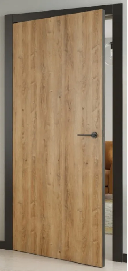 Drzwi bezprzylgowe TRYTON Windoor czarne obrzeża - obrazek 2