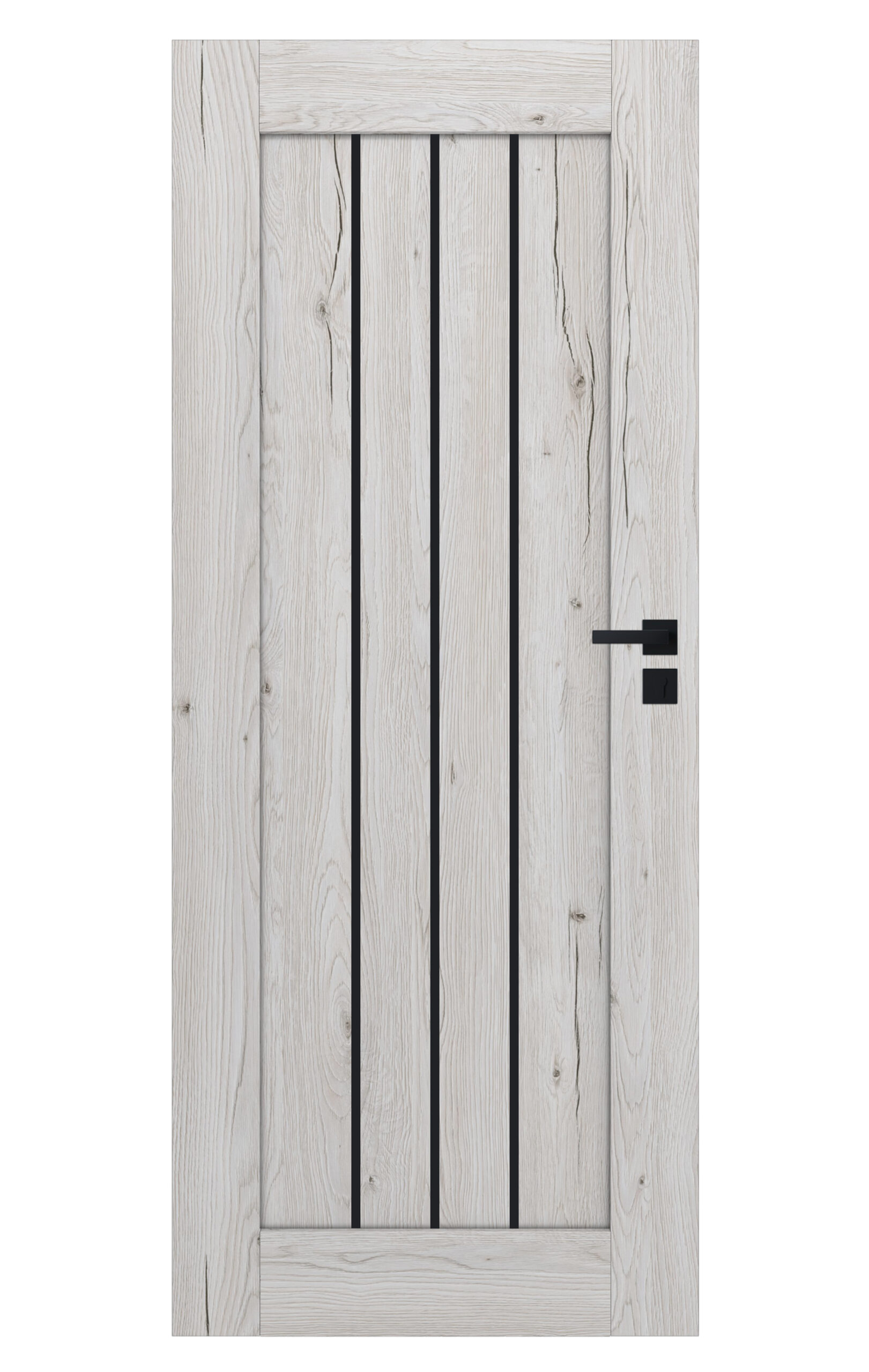 CERDEA Drzwi Wewnętrzne z Czarną Szybą | Nowoczesne Drzwi - obrazek 17