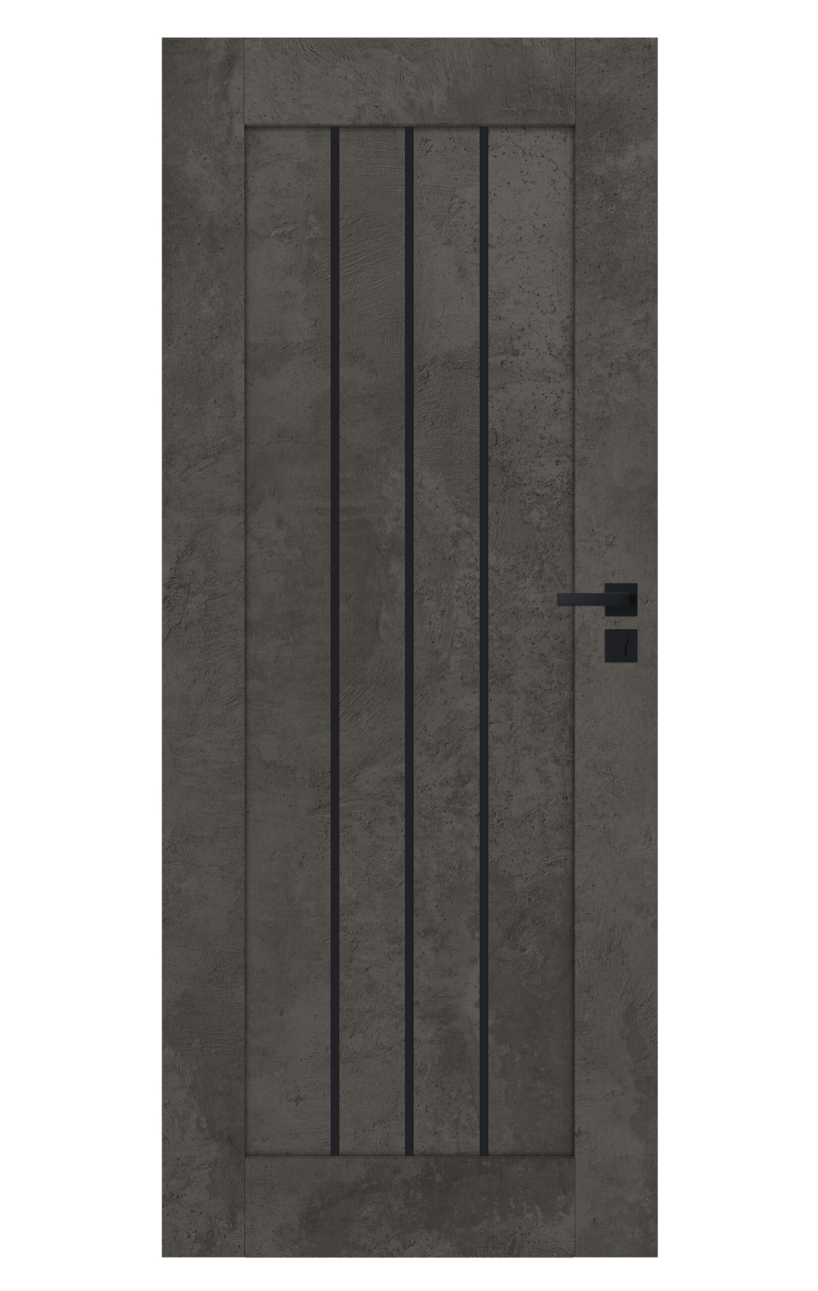 CERDEA Drzwi Wewnętrzne z Czarną Szybą | Nowoczesne Drzwi - obrazek 7