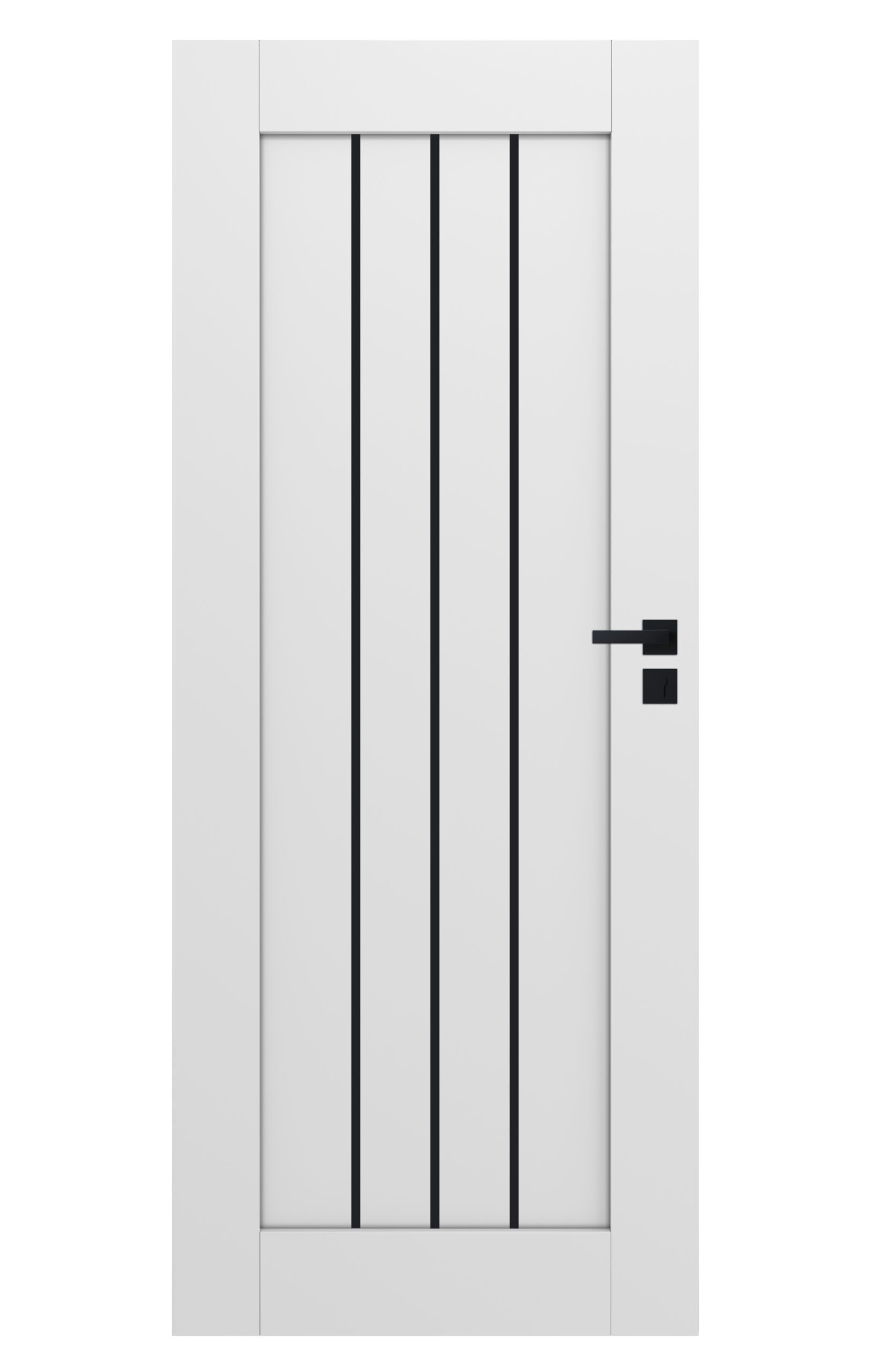 CERDEA Drzwi Wewnętrzne z Czarną Szybą | Nowoczesne Drzwi - obrazek 8