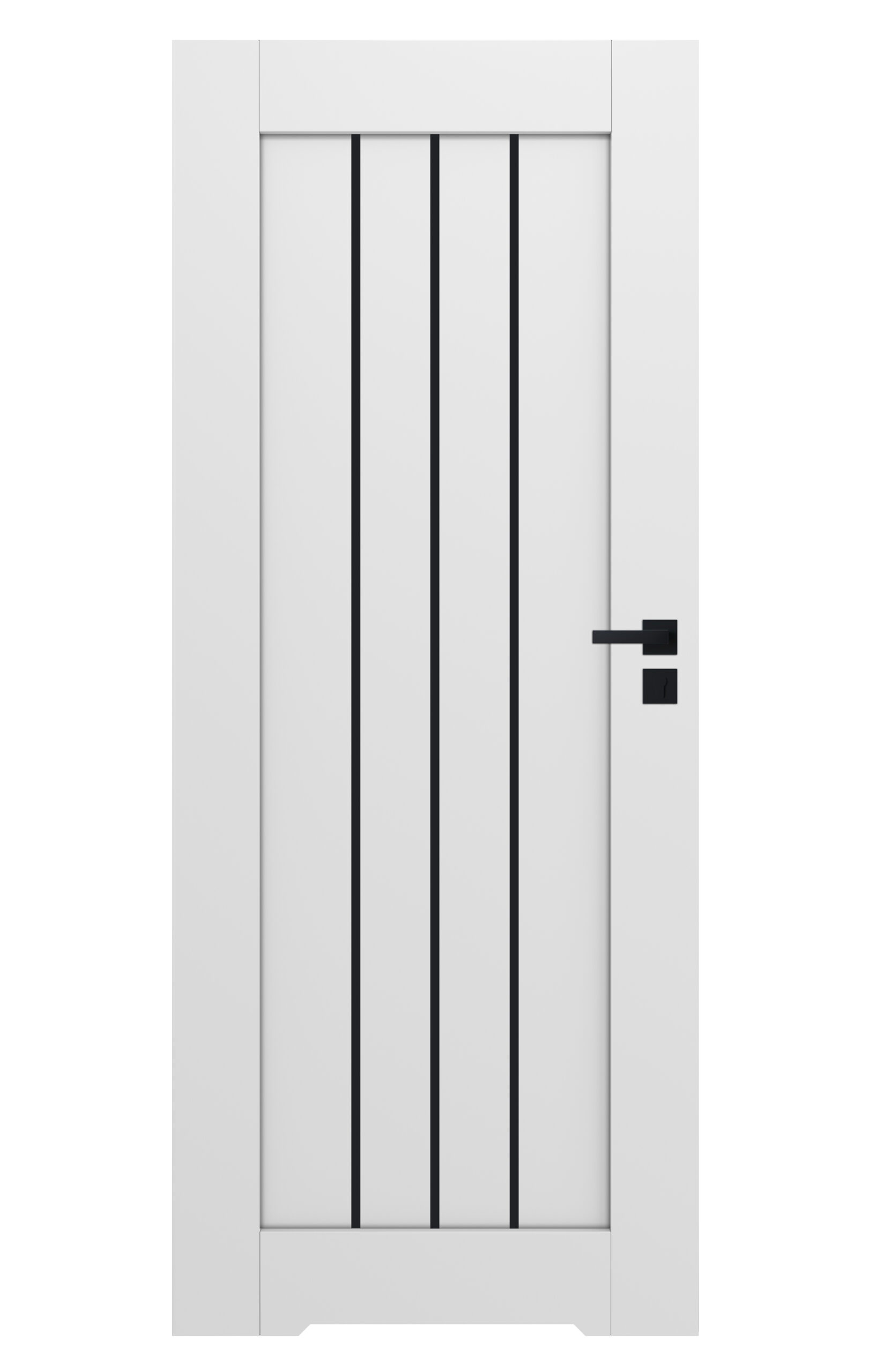 CERDEA Drzwi Wewnętrzne z Czarną Szybą | Nowoczesne Drzwi - obrazek 19