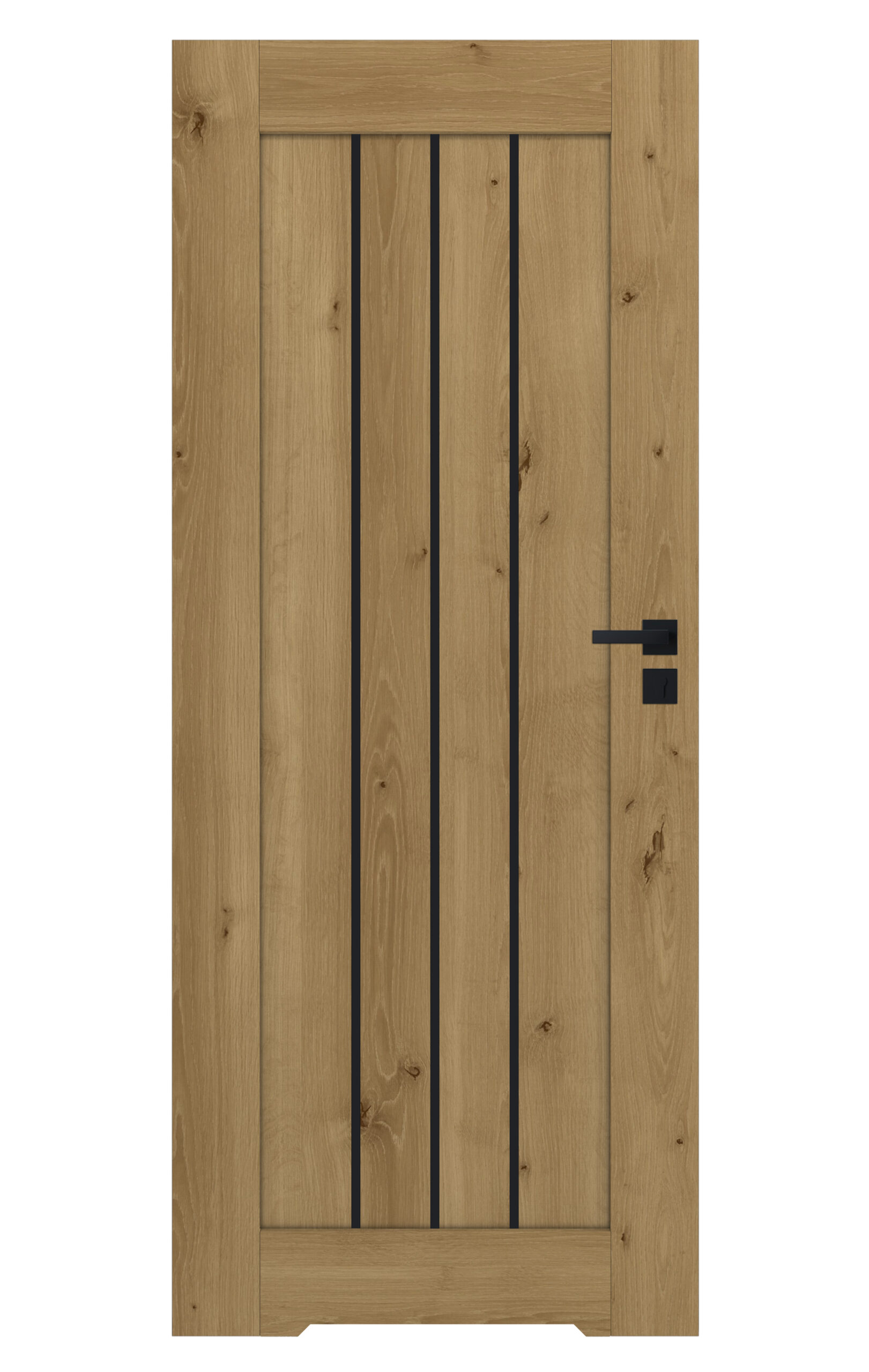 CERDEA Drzwi Wewnętrzne z Czarną Szybą | Nowoczesne Drzwi - obrazek 22