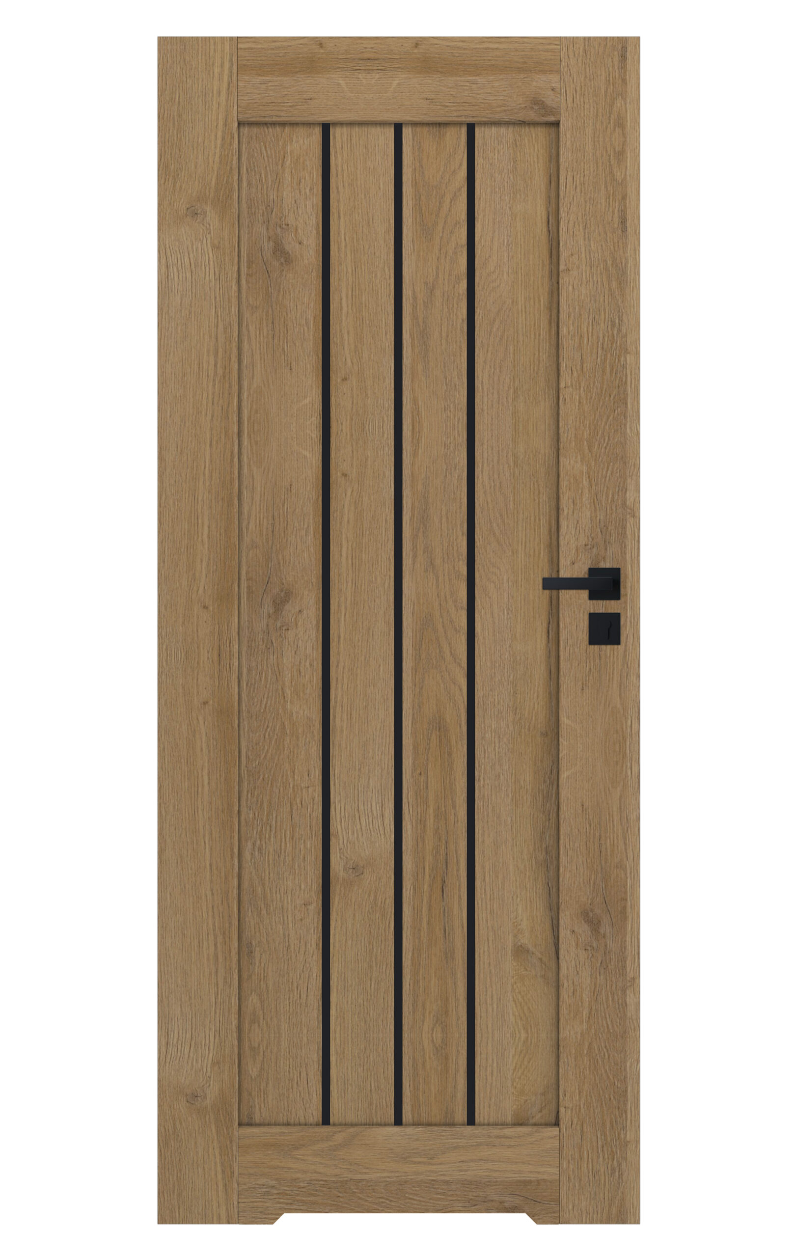 CERDEA Drzwi Wewnętrzne z Czarną Szybą | Nowoczesne Drzwi - obrazek 23