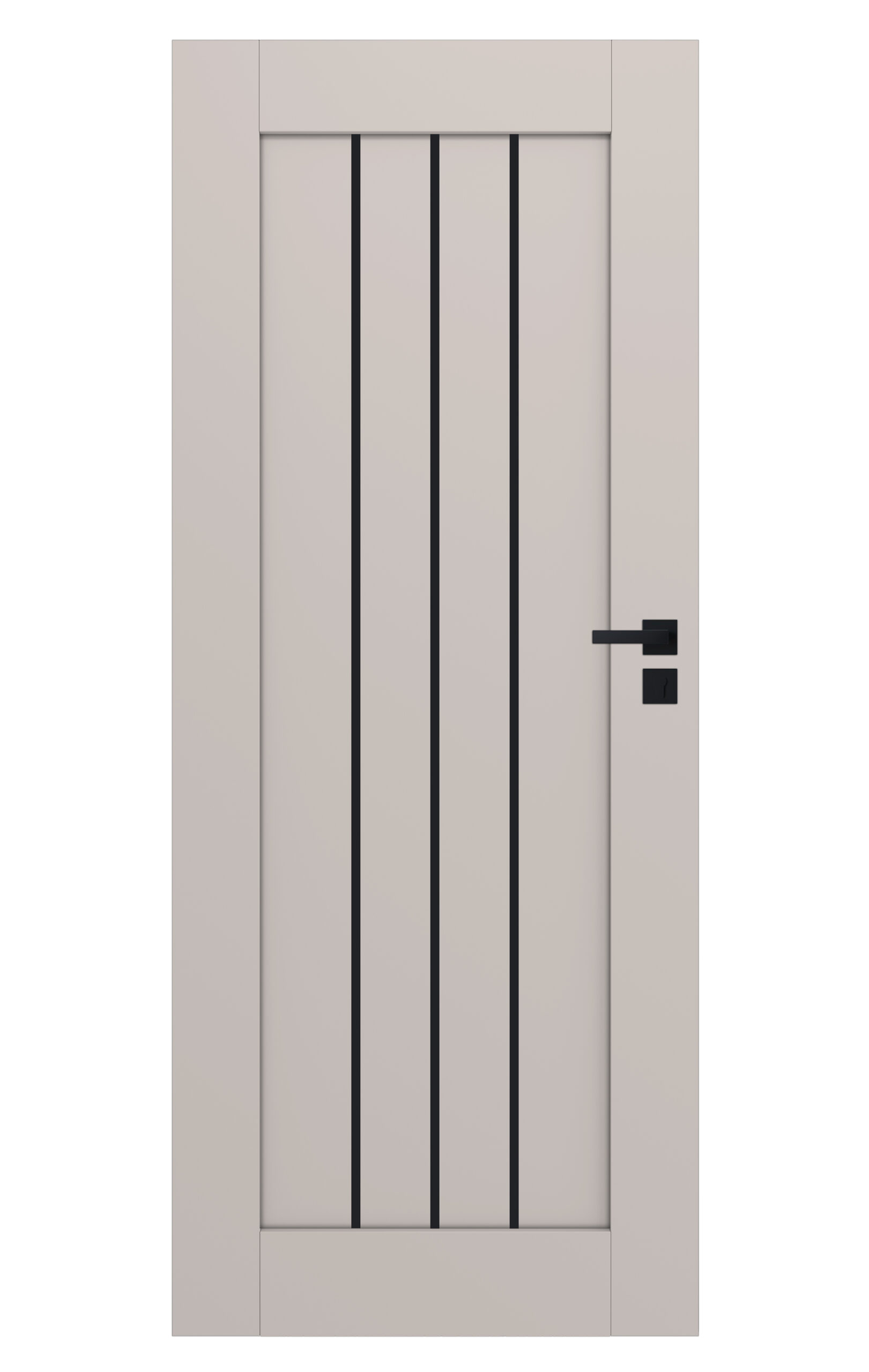 CERDEA Drzwi Wewnętrzne z Czarną Szybą | Nowoczesne Drzwi - obrazek 14