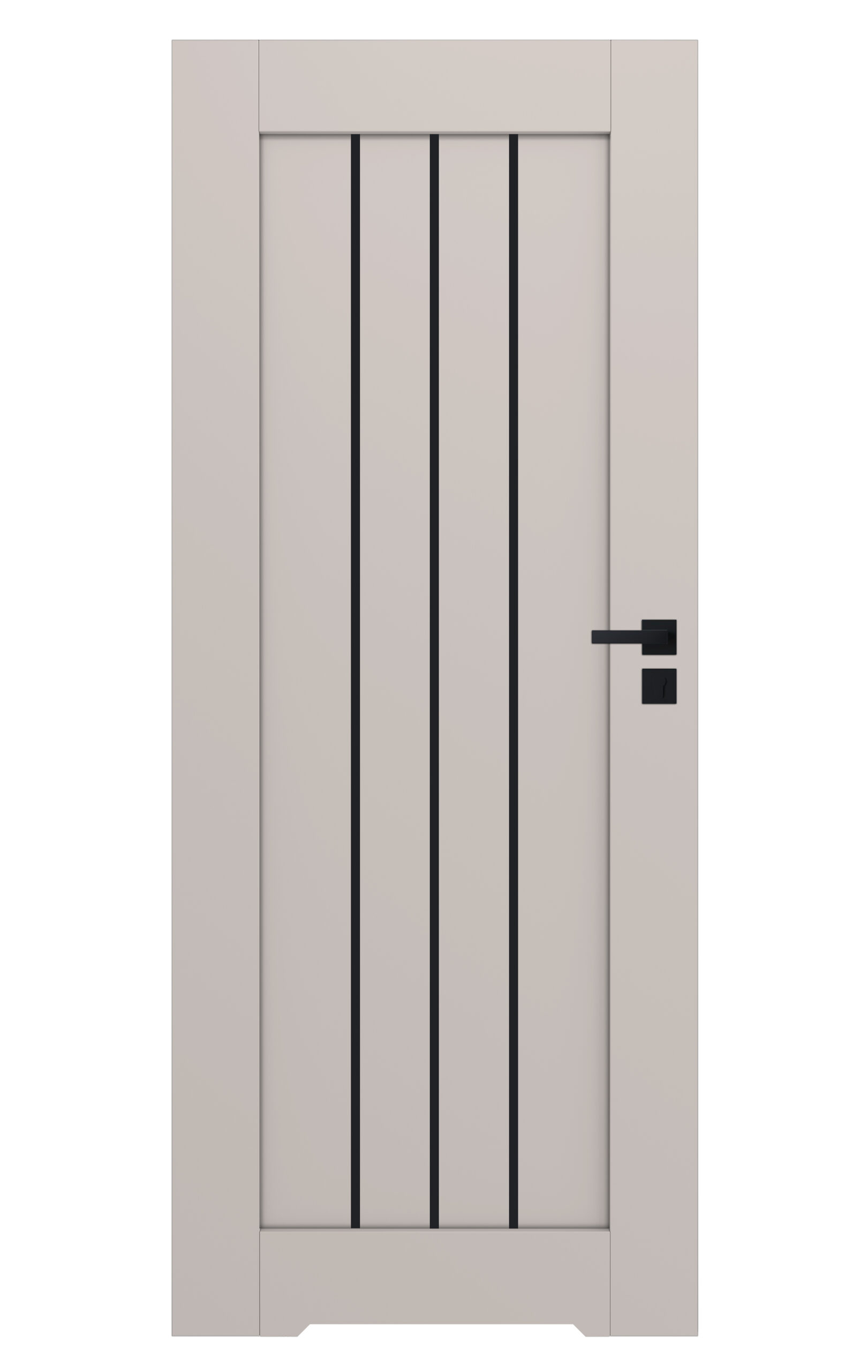 CERDEA Drzwi Wewnętrzne z Czarną Szybą | Nowoczesne Drzwi - obrazek 25