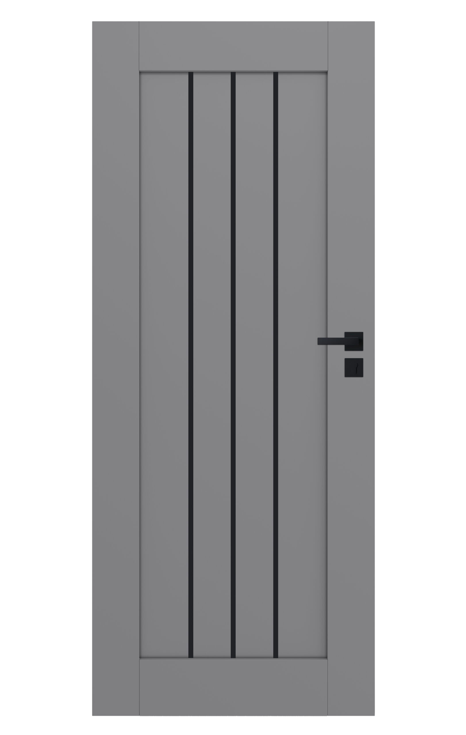 CERDEA Drzwi Wewnętrzne z Czarną Szybą | Nowoczesne Drzwi - obrazek 15