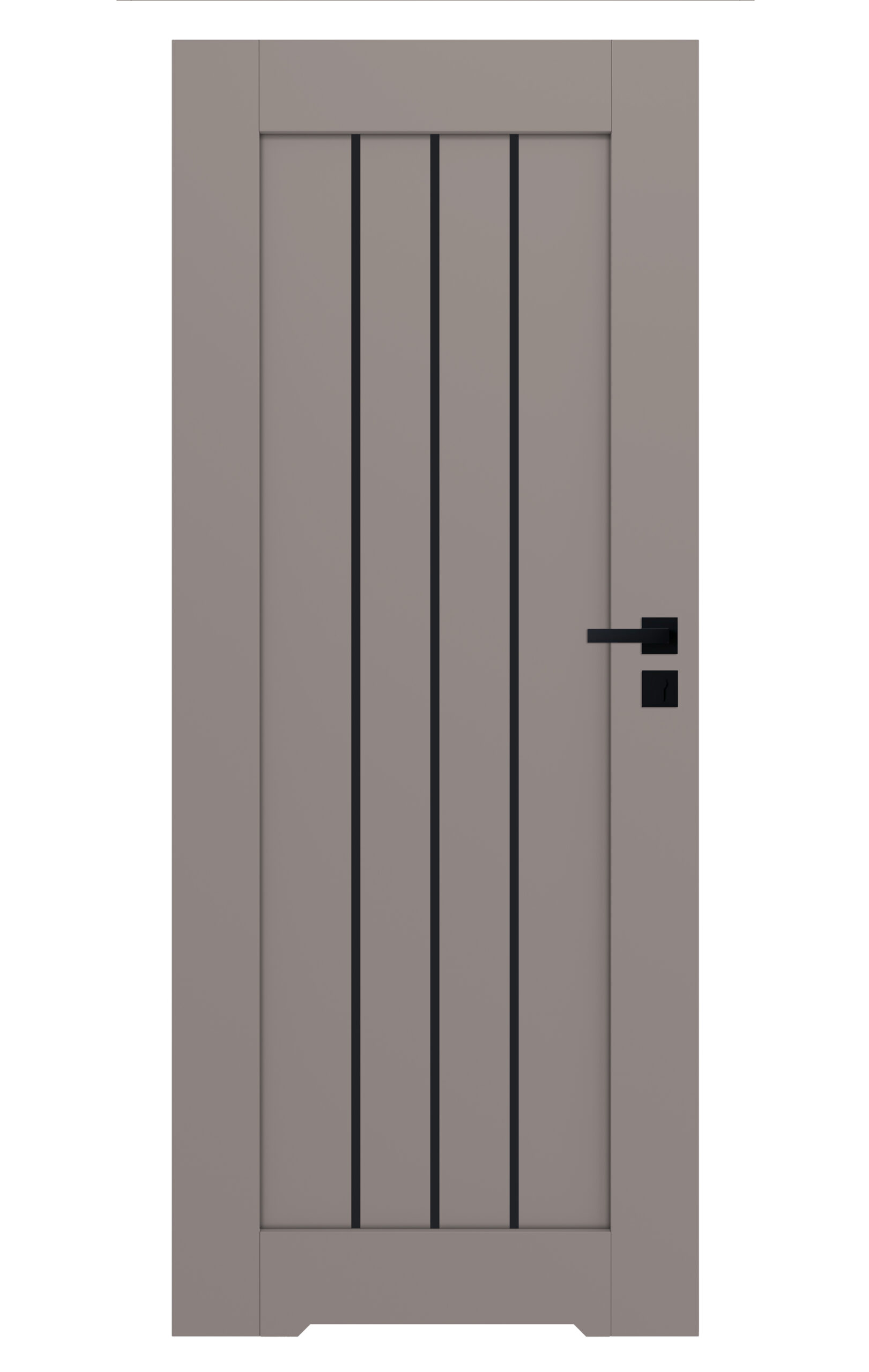 CERDEA Drzwi Wewnętrzne z Czarną Szybą | Nowoczesne Drzwi - obrazek 27