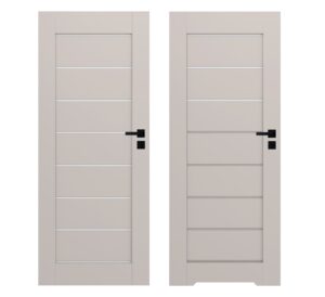 Drzwi bezprzylgowe PRIM SLIM WINDOOR Kaszmir z ościeżnicą regulowaną 90° od ręki