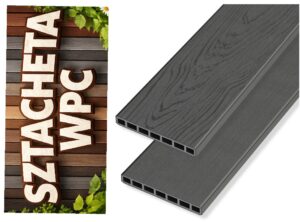 SZTACHETA DESKA OGRODZENIOWA SZCZOTKOWANA DWUSTRONNIE 150mm x 19mm