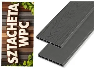 SZTACHETA DESKA OGRODZENIOWA SZCZOTKOWANA DWUSTRONNIE 150mm x 19mm
