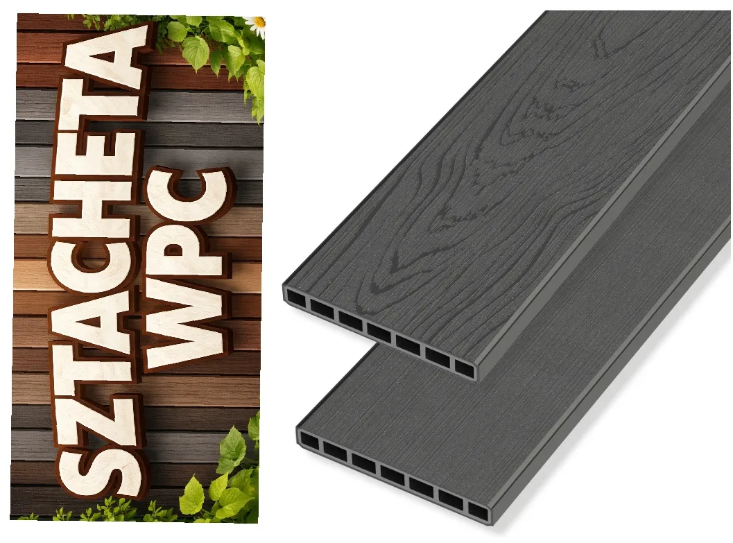 SZTACHETA DESKA OGRODZENIOWA SZCZOTKOWANA DWUSTRONNIE 150mm x 19mm