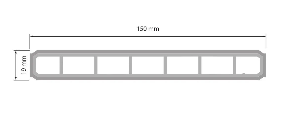 SZTACHETA DESKA OGRODZENIOWA SZCZOTKOWANA DWUSTRONNIE 150mm x 19mm - obrazek 23