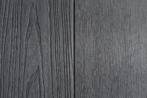 Sztacheta kompozytowa 2 generacji szczotkowanie i struktura drewna antracyt